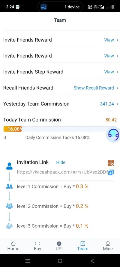 Vivi Pay Official Referral Page - Earn Commission on Invites and Newbie Rewards